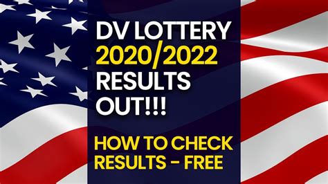 dv lottery 2020 results.
